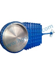 DIN/API gear big size cast steel knife gate valve